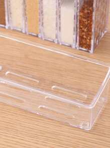 6pcs Clear Spice Jar - White - View 4