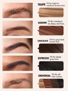 SHEGLAM Brow Raising Wax Stick-Universal Dual-Ended Eyebrow Tint With Pro Brush Long Wear Shaping Filling Setting Eyebrow Makeup Lifting Brand Beauty Makeup Face Paint Cosmetic For Women Girls Perfect For Winter Spring Ideal For Y2K Fancy Fashion Suitable For Birthday Gift Party Ready Best Color - Universal - View 5