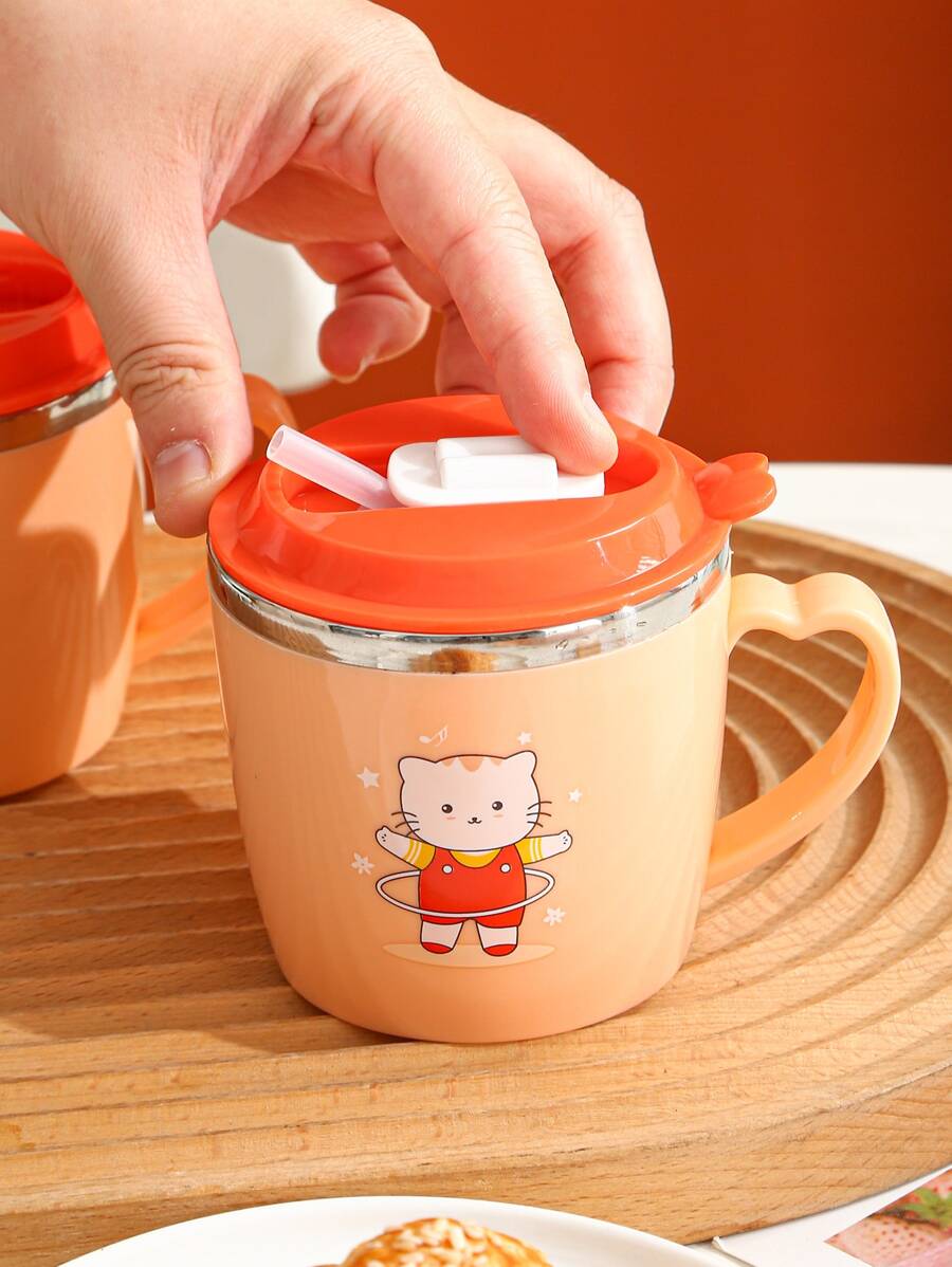 1 件猫咪图案马克杯“回到学校” - 彩色 - 查看 1