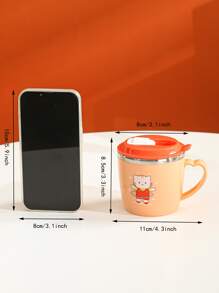 1 件猫咪图案马克杯“回到学校” - 彩色 - 查看 3