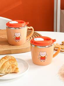 1 件猫咪图案马克杯“回到学校” - 彩色 - 查看 5