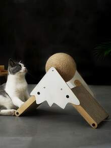 1入組球形設計貓抓手 - 棕色 - 查看 4