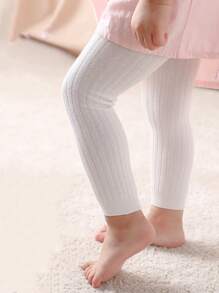 小女童素色褲襪