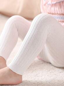 小女童素色褲襪
