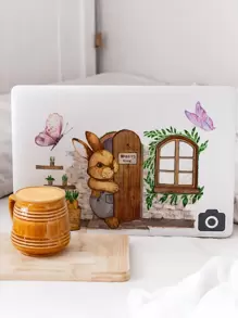 1 件自粘 PVC 墙贴，可爱兔子图案防水墙贴，适用于卧室、客厅、贴纸、墙贴、乙烯基贴花，用于家居装饰，春季装饰品让您的家焕然一新，节日装饰贴纸礼物生日毕业 - 彩色 - 查看 7