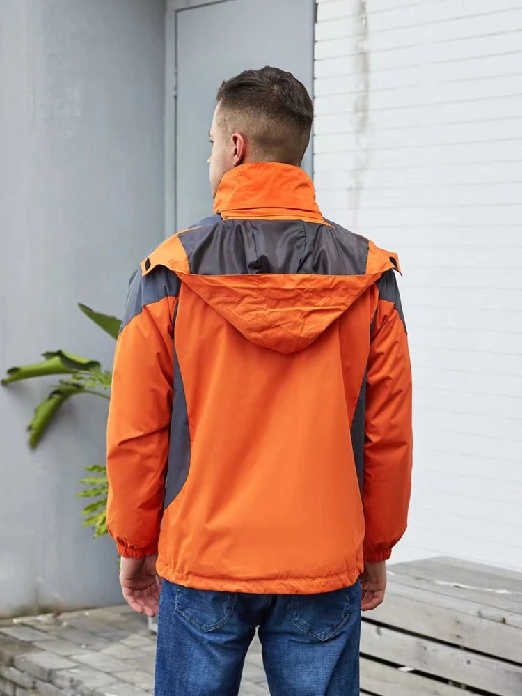 Men Zip Up Colorblock Sports Jacket Workout Tops