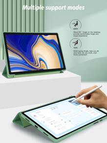 纯色蜂窝软壳保护套适用于 Galaxy A9 A8 S8/S7、iPad Mini 4/5/6/9.7/10.2/10.5、iPad Air 4/Air 5/10th/10.9/Pro 11"/Air 11"(M2)/Pro 11"(M4)/2024 - 墨綠色 - 查看 8