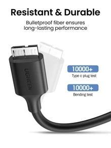 UGREEN Typ C auf Micro USB 3.0 Kabel für Festplatte