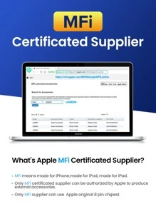 UGREEN Cable de carga para iPhone Certificado Apple MFi Compatible con iPhone 14 13 Pro Max Cable de datos Lightning en ángulo recto de 90 grados Compatible con iPhone 12 Pro Max - Negro - Ver 6