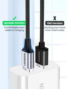 UGREEN USB A To USB Type C Cable 3A Quick Charge 3.0 Fast Charging Nylon Braid Cable Nan