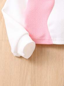 Toddler Girls Colour Block Hoodie & Joggers - Multicolor - View 4