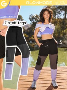 GLOWMODE Pantalones De Carga Convertible Para Caminatas - Negro - Ver 2