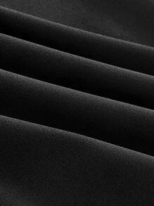 SHEIN MOD Pearl Beaded Bow Front Cami Dress - Black - View 4