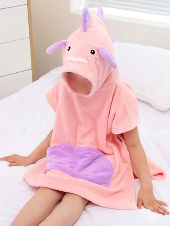 1入組卡通設計兒童浴巾