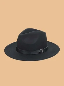 1 Mũ chống nắng phong cách Y2k Unisex có thắt lưng cho các hoạt động ngoài trời và trang phục hàng ngày - màu đen - Xem 4