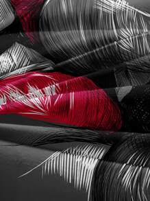 Lip Print påslakanset utan filler - Multifärgad - Visa 5