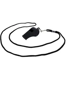 2pcs Plastic Party Whistle, Simple Black Noise Maker For Party, Holiday - Black - View 2