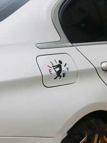 1pc Figure Graphic Car Sticker - Multicolor - View 4