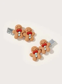 ROMWE 1pair Hair Clip - Multicolor - View 1