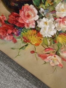 Floral Pattern Framed Painting - Multicolor - View 5