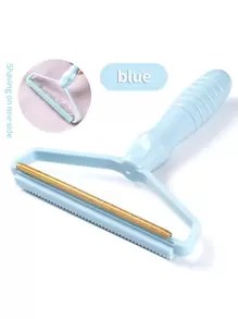 1 herramienta de depilación para asiento de coche, limpiador de coche - Azul - Ver 3