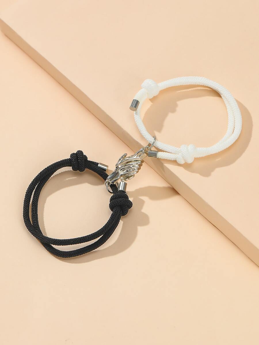 2 chiếc vòng tay nam châm cặp đôi - Nhiều màu - Xem 1