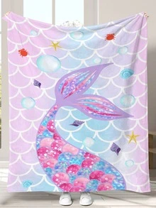 1 pieza Manta cola sirena - Multicolor - Ver 1