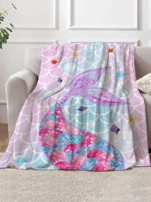 1 pieza Manta cola sirena - Multicolor - Ver 2