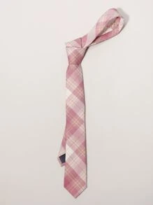 Plaid Pattern Tie & Bow Tie - Multicolor - View 2