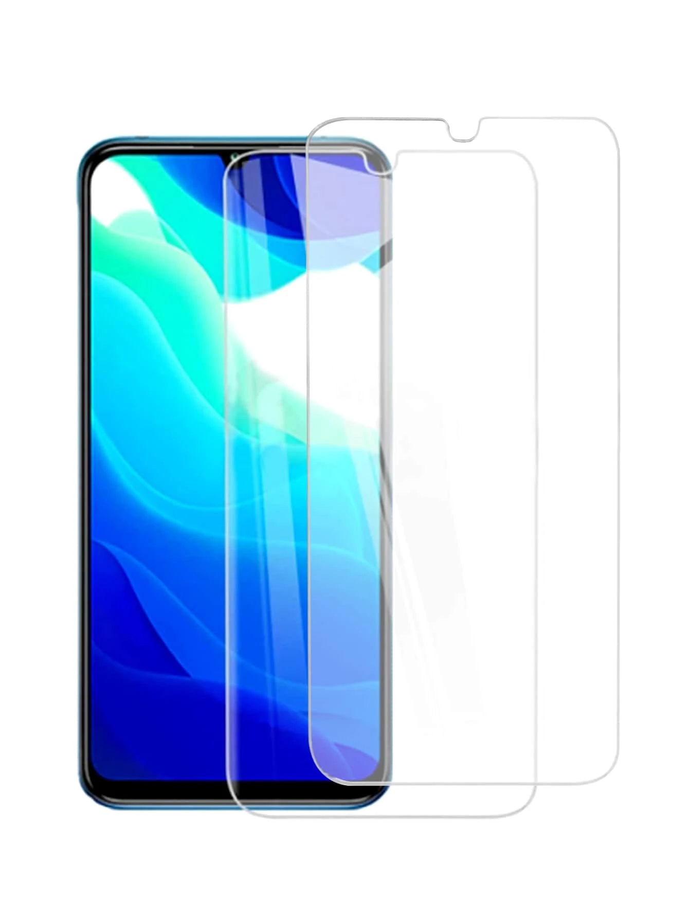 2 件钢化玻璃手机保护膜适用于小米/红米，安装简便，高清清晰，无气泡，防刮擦、防碎，钢化玻璃屏幕保护膜，超高清礼物，适合生日/复活节/总统日/圣诞节/家人/朋友/男孩/女朋友 - 無色 - 查看 1