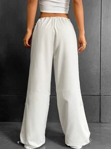 Coolane 腰部抽繩降落傘褲 - 杏色 - 查看 2