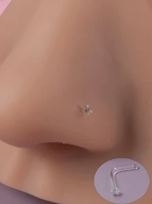 Nieuwe Punk Minimalistische Neus Stud Glas Magnetische Septum Voor Vrouwen Mannen Voor Vrouwen & Mannen Niet-Piercing