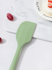 1入組廚房烘焙矽膠奶油刮刀 - 綠色 - 查看 2