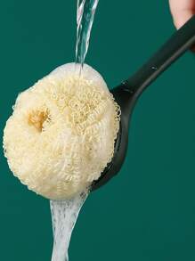 1 pieza Cepillo de limpieza de olla multifuncional - Verde - Ver 5