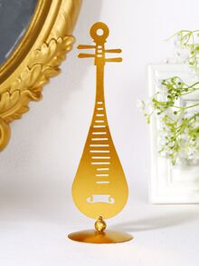 1pc Pipa Shaped Decoration Craft - Gold - View 1