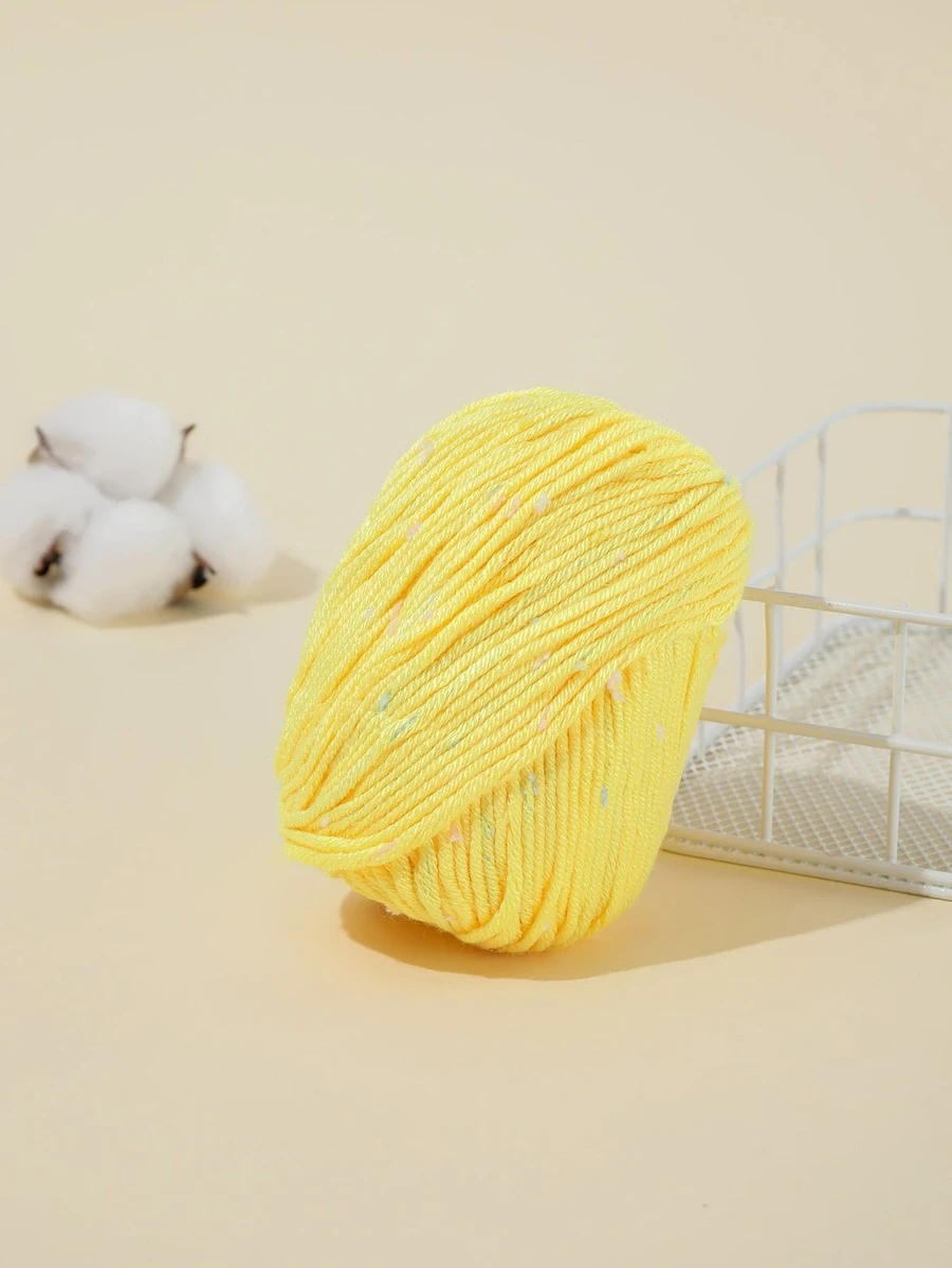 1束絨球細節DIY纱线 - 彩色 - 查看 1