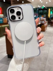 Clear Phone Case - Black - View 3