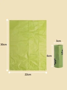 Supet 6 piezas Bolsa de heces de mascota pata