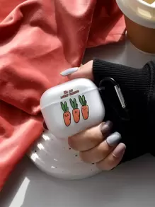 Vỏ đựng hoa văn cà rốt tương thích với AirPods - Nhiều màu - Xem 1