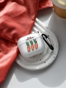 Vỏ đựng hoa văn cà rốt tương thích với AirPods - Nhiều màu - Xem 6