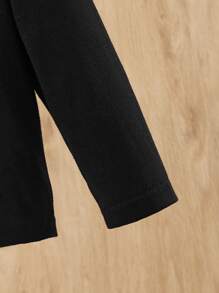 SHEIN Tops em bé Hoạt hình - màu đen - Xem 3