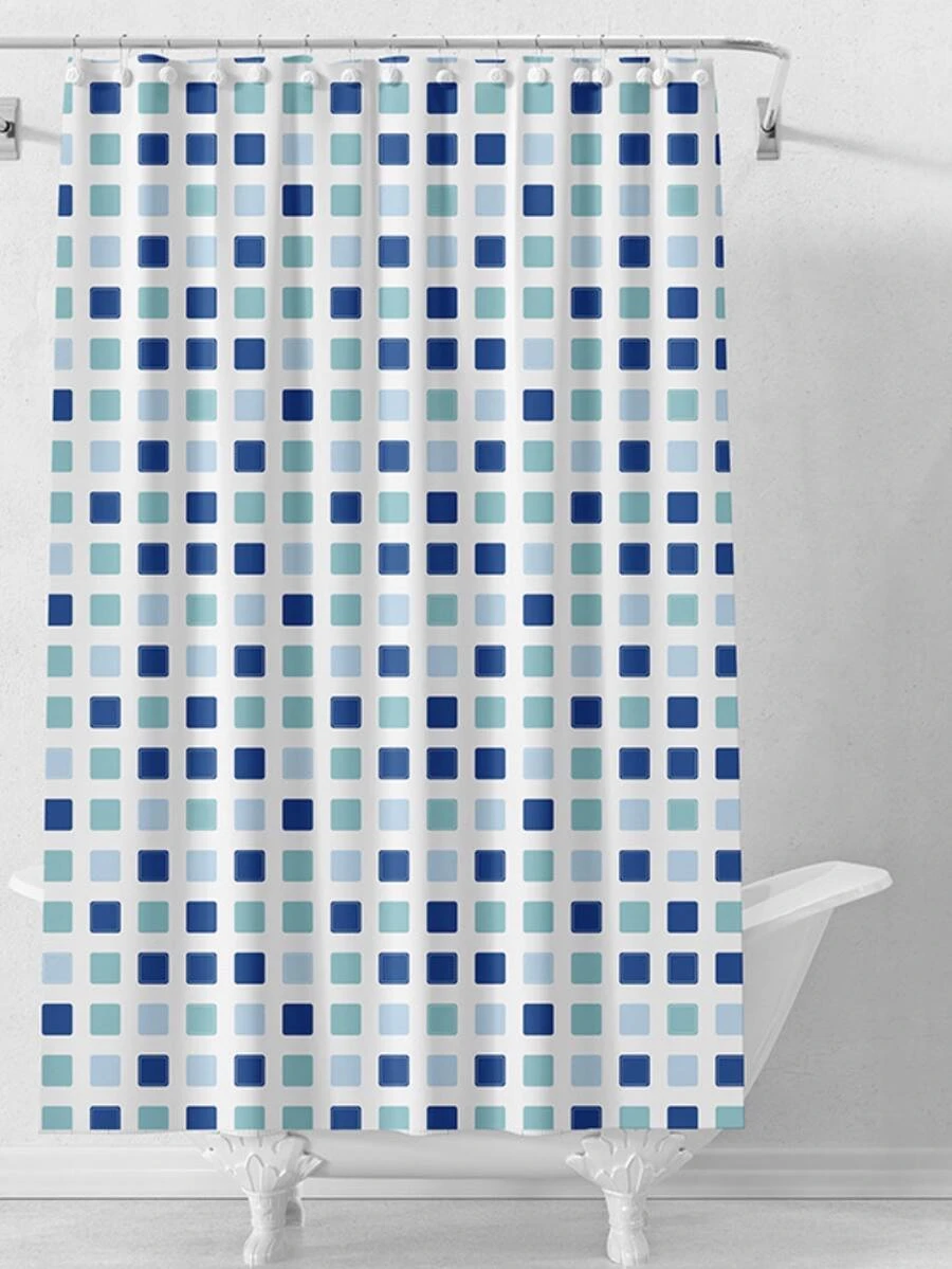 Cortina de ducha mosaico - Multicolor - Ver 1