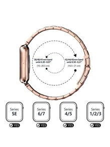 1 件兼容 表带 49 毫米 46 毫米 45 毫米 44 毫米 42 毫米 41 毫米 40 毫米 38 毫米，商务不锈钢金属表带适用于 系列 9、Ultra 2、SE、Ultra 系列 S10 9 8 7 6 5 4 3 2 1 男女款