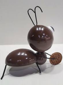 Decoración con dibujos animados hormiga - Café integral - Ver 5