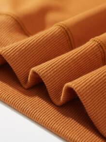 Manfinity Homme 男士標語和星球印花運動衫和腰部抽繩衛褲 - 彩色 - 查看 3