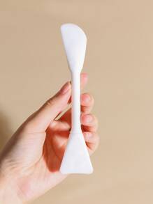 1pc Silicone Facial Sheet Brush - White - View 2