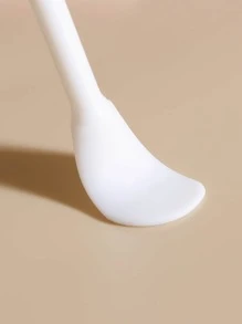 1pc Silicone Facial Sheet Brush - White - View 4