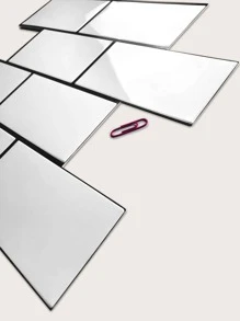 Miếng dán tường/Decal chống thấm nước dày họa tiết gạch giả cho nhà bếp - Đen và trắng - Xem 3