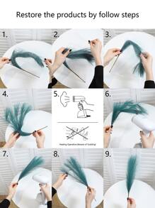 人造仿真芦苇-婚禮,派對和家居裝飾的假芦苇植物 - 彩色 - 查看 6