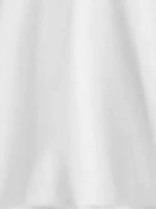 Manfinity Hypemode Loose Fit Men's Solid Color Mock Neck Drop Shoulder Sweatshirt Without Necklace - White - View 7